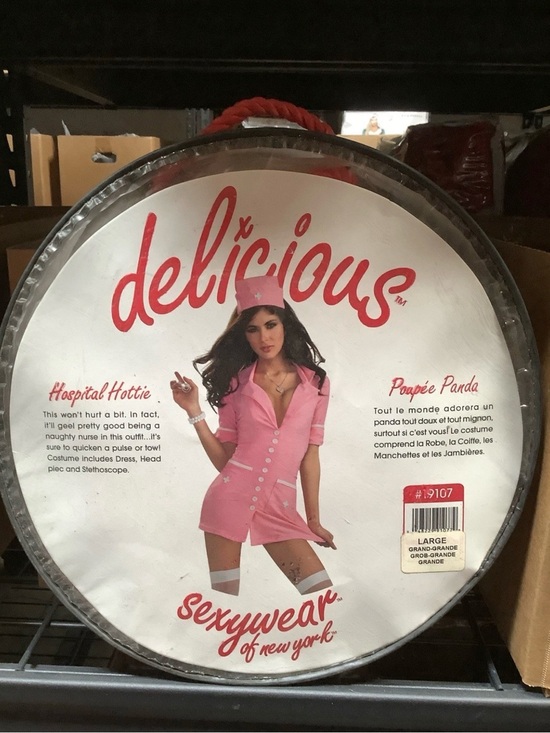 Delicious Other - Sexyware by Delicious Hospital Hottie Nurse Adult 3 Piece Pink Costume